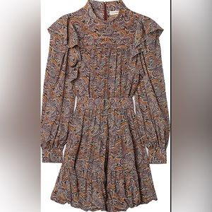 Ulla Johnson Luna Paisley Print Dress Size 2
